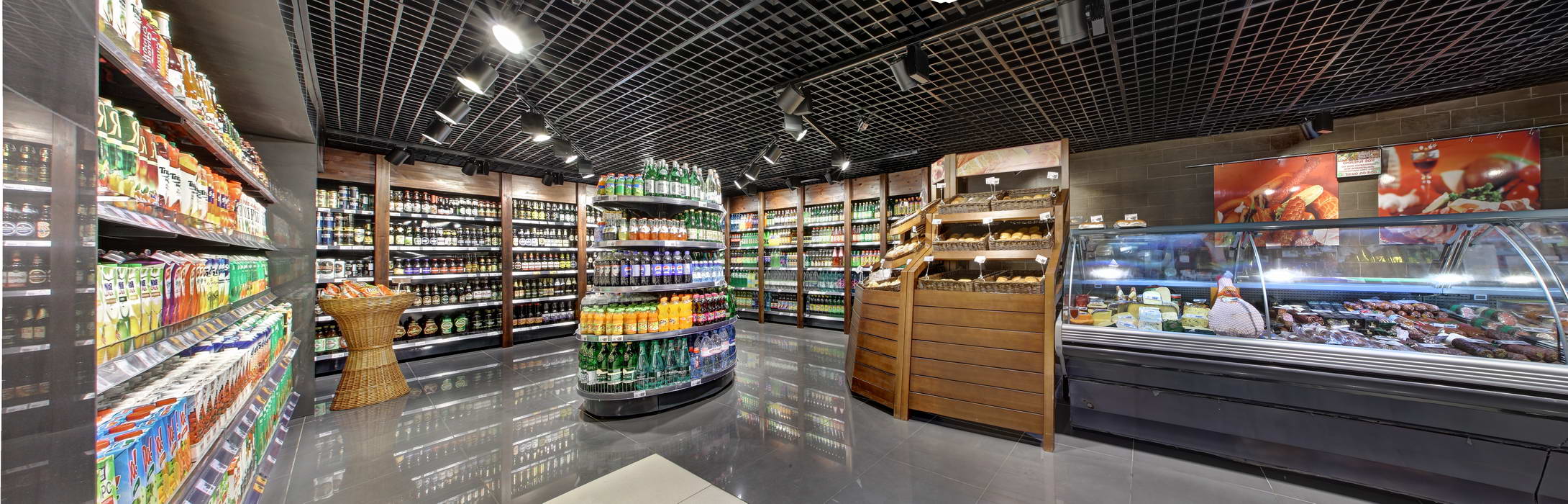 Панорама магазина продуктов